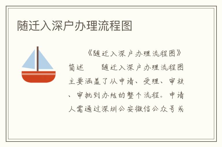 隨遷入深戶辦理流程圖