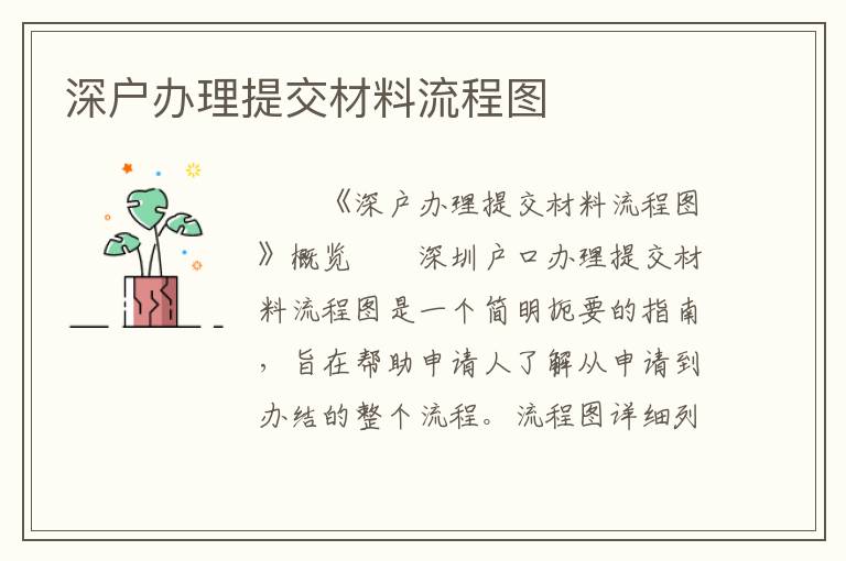 深戶辦理提交材料流程圖